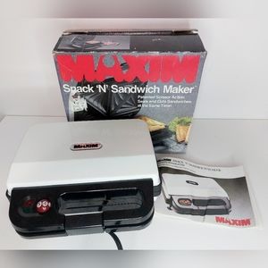 Vintage Maxim Snack 'nSandwich Maker